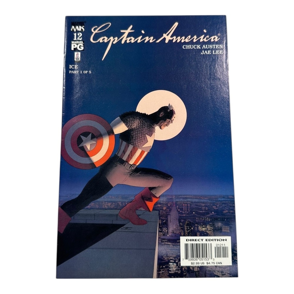 Captain America‎ #12 Marvel Comics 2003 Direct Edition Chuck Austen Jae Lee